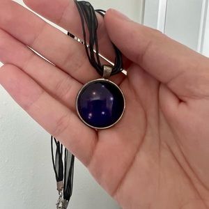 galaxy pendant necklace